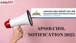 APSSB CHSL NOTIFICATION 2025