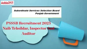 PSSSB Recruitment 2025