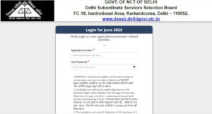 DSSSB Answer Key 2025 April & May Exams