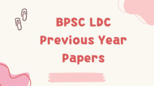 BPSC LDC Previous Year Papers