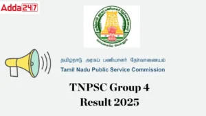 TNPSC Group 4 result 2025