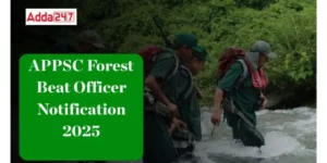 APPSC Forest Beat Officer Notification 2025