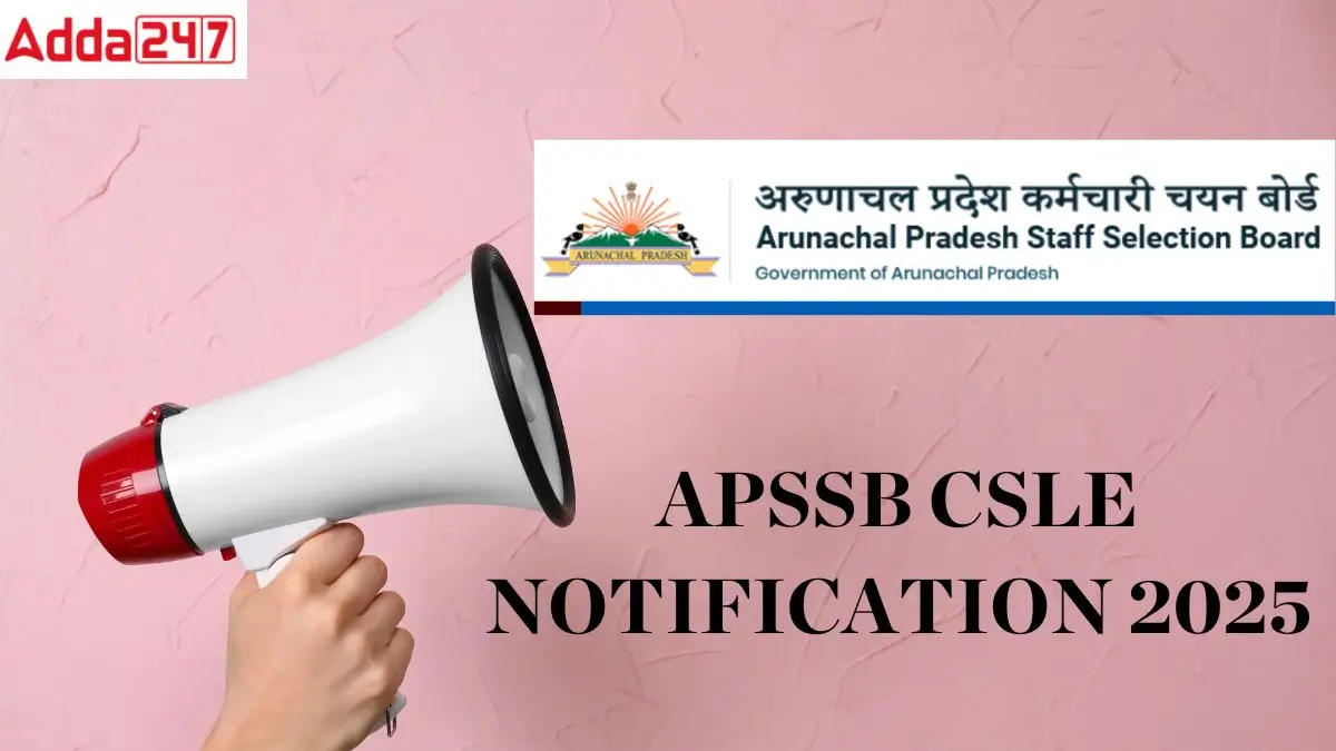 APSSB CSLE Recruitment 2025