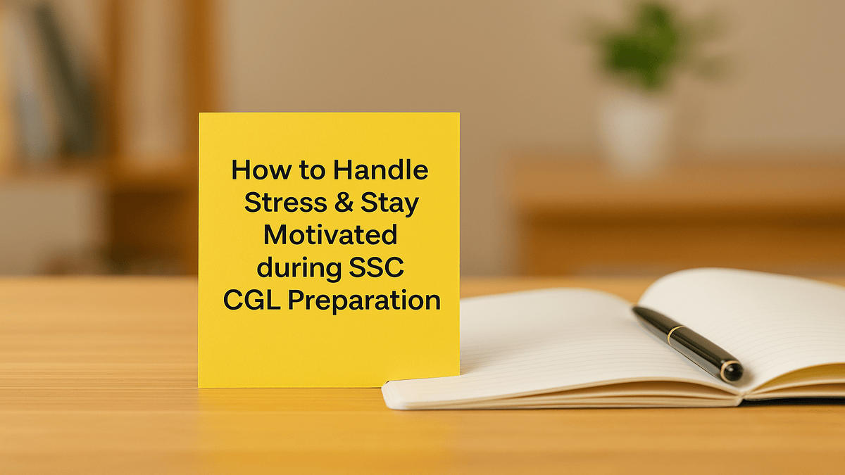 How to Handle Stress and Stay Motivated During SSC CGL Preparation
