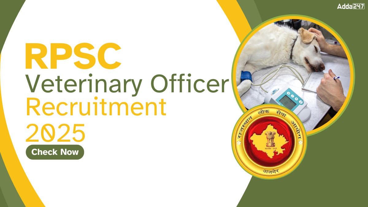 RPSC Veterinary Officer Recruitment 2025