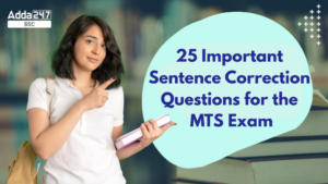 25 Important Sentence Correction Questions for the MTS Exam