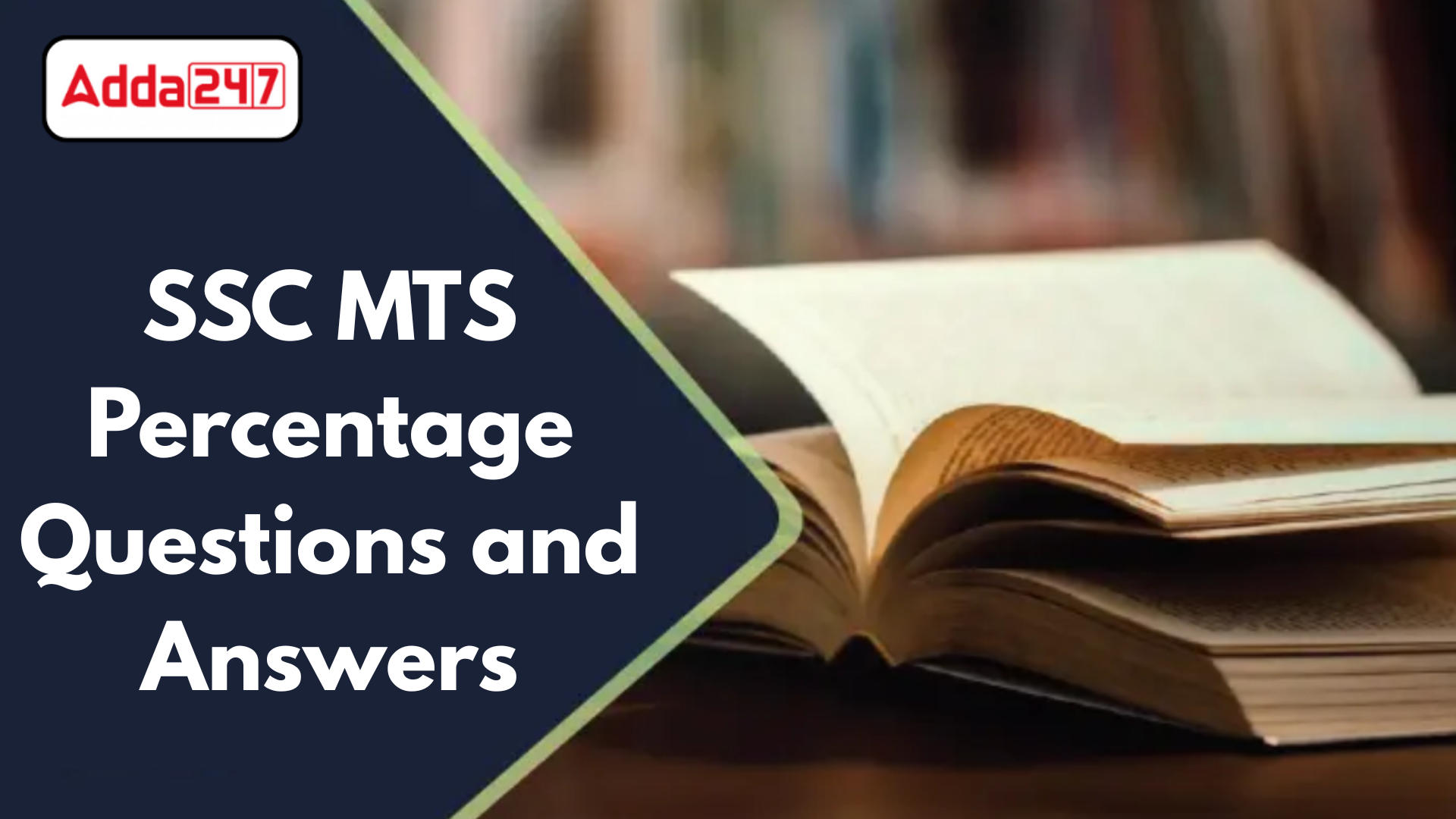 SSC MTS Percentage Questions and Answers