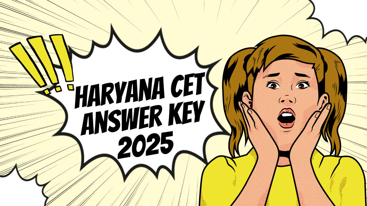Haryana CET Answer Key 2025