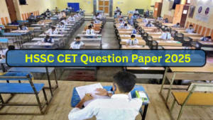 HSSC CET Question Paper 2025