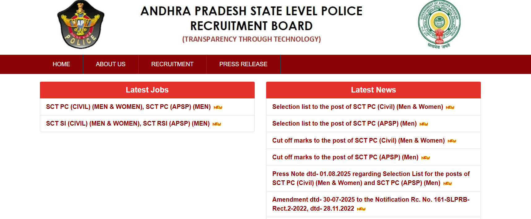 AP Police Constable Result 2025