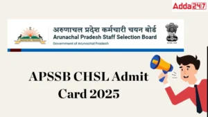 APSSB CHSL Admit Card 2025