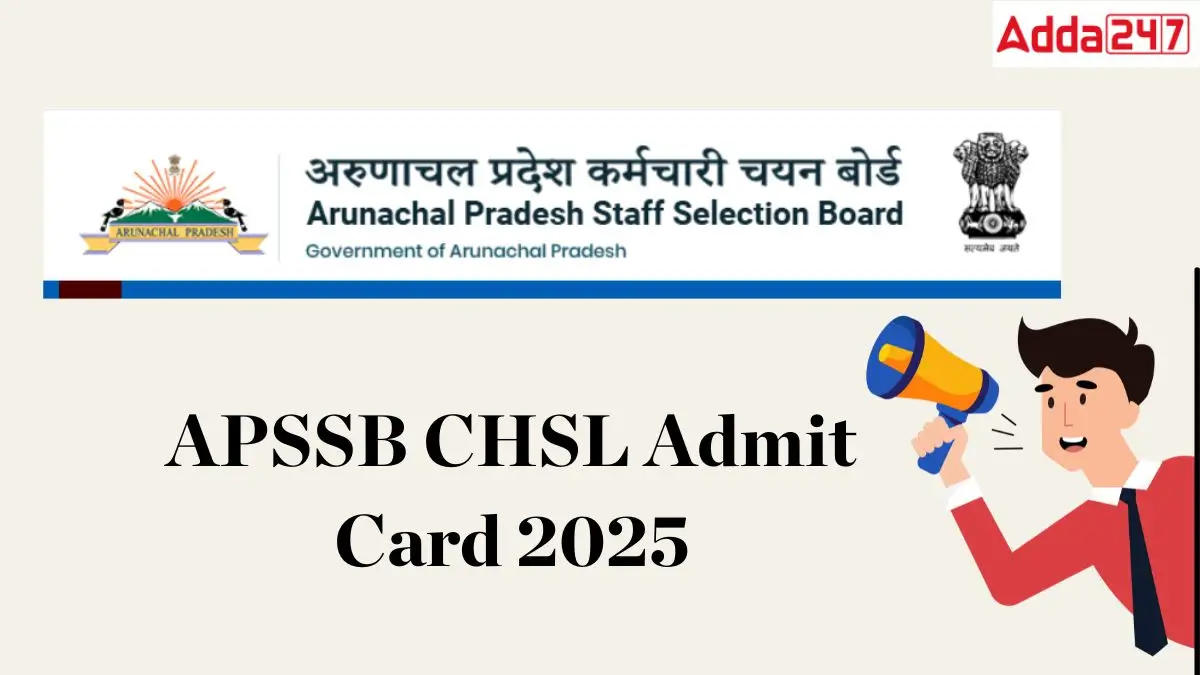 APSSB CHSL Admit Card 2025