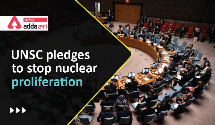 संयुक्त राष्ट्र सुरक्षा परिषद ने परमाणु प्रसार को रोकने का संकल्प लिया_30.1