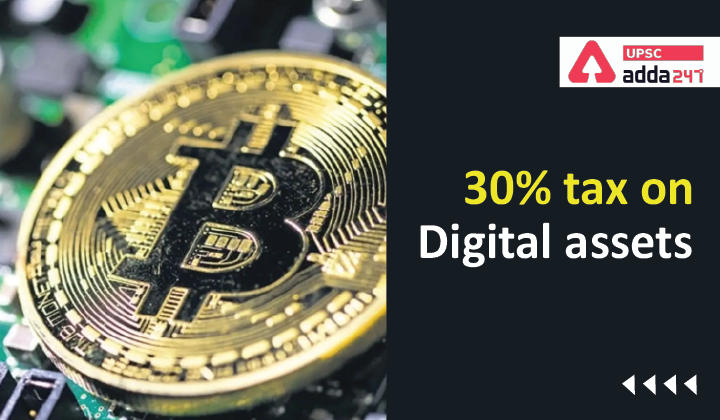 30% tax on digital assets