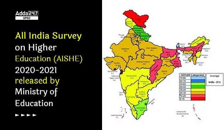 All India Survey on Higher Education (AISHE) 2020-2021 released by Ministry of Education