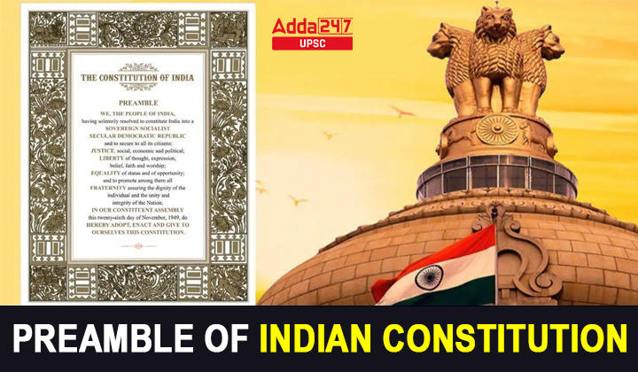 Preamble of Indian Constitution