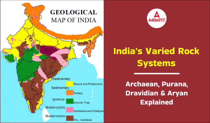 India's Varied Rock Systems: Archaean, Purana, Dravidian, and Aryan ...