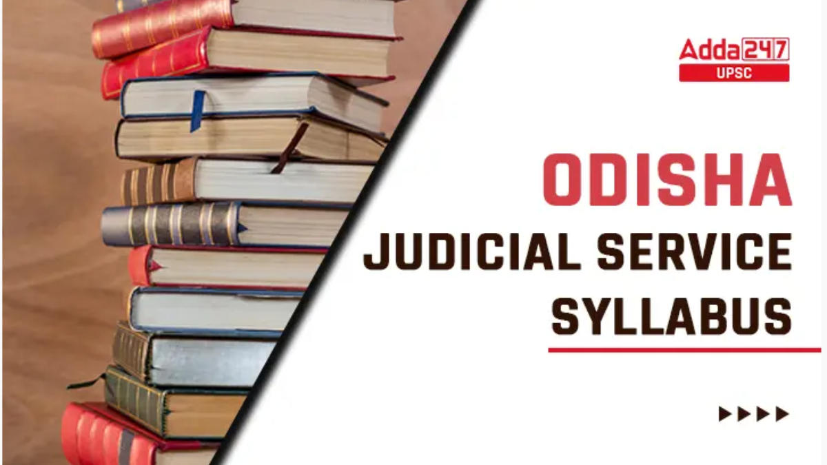 Odisha Judicial Service Syllabus