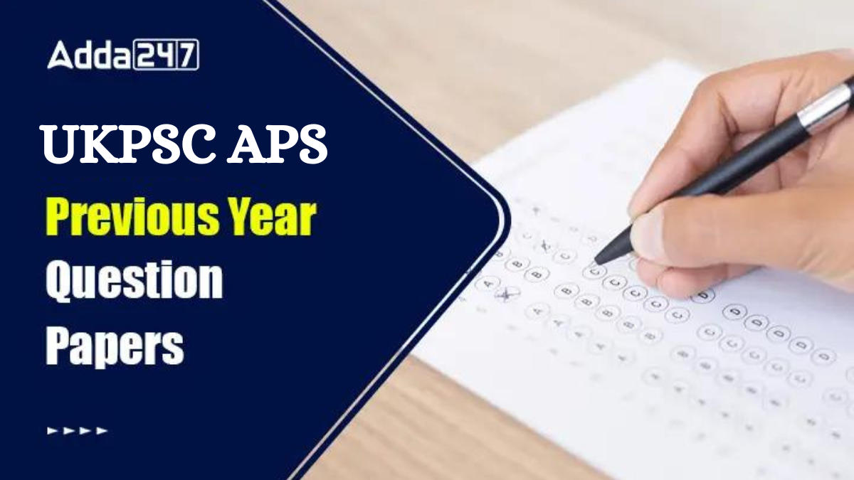 UKPSC APS Previous Year Question paper