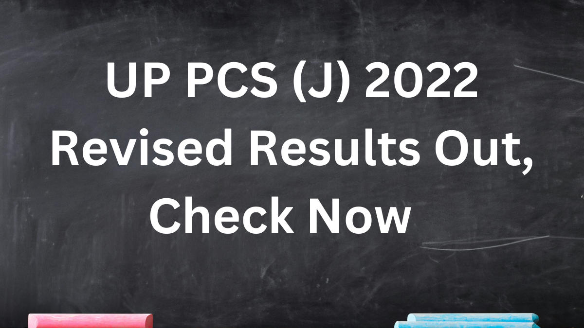 UP PCS (J) Revised Results