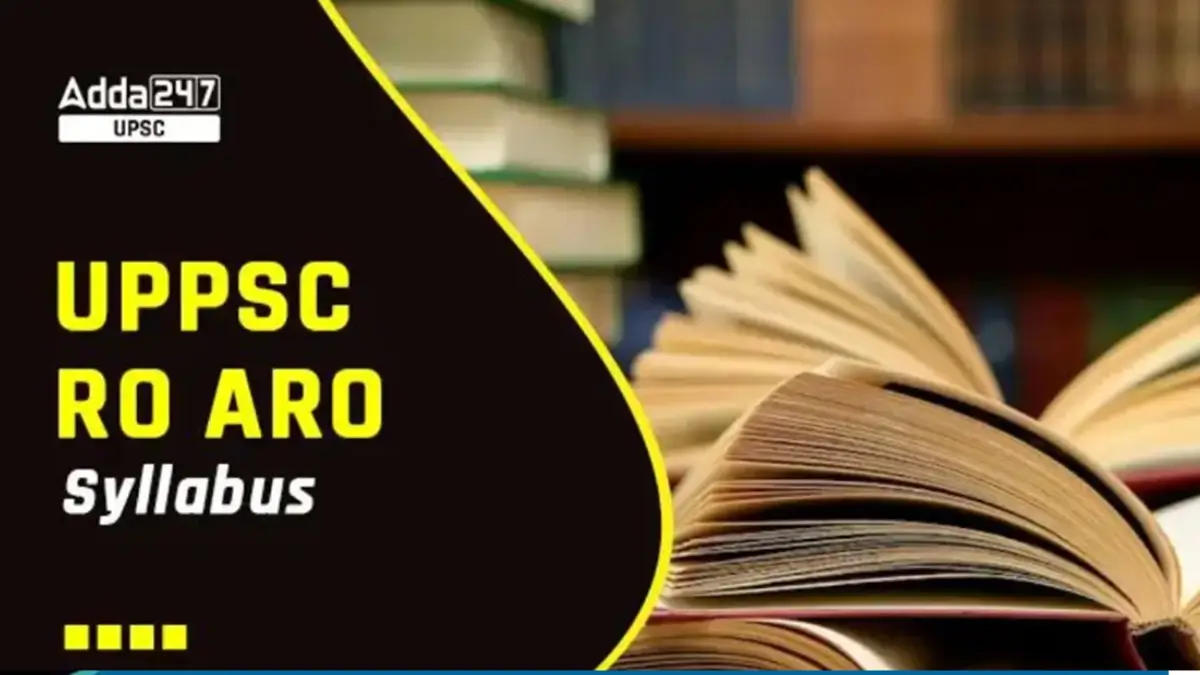 uppsc ro aro syllabus