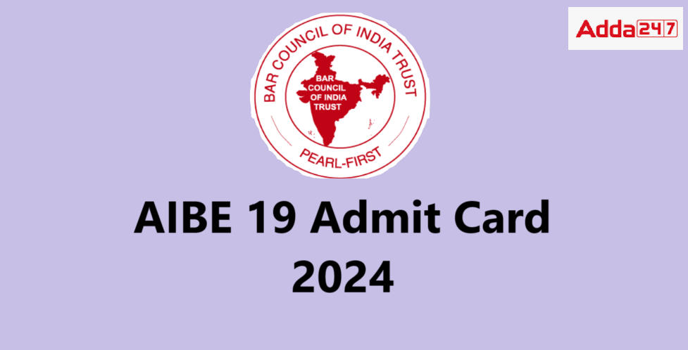 AIBE 19 Admit Card