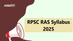 RPSC RAS Syllabus 2025