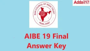 AIBE 19 Final Answer key