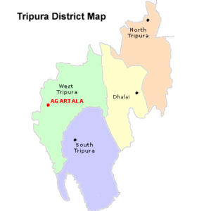 Tripura Map