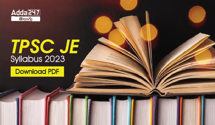 TPSC JE Syllabus 2023