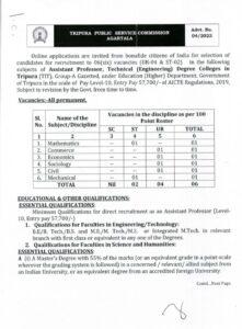 TPSC TIT Assistant Professor Recruitment 2023