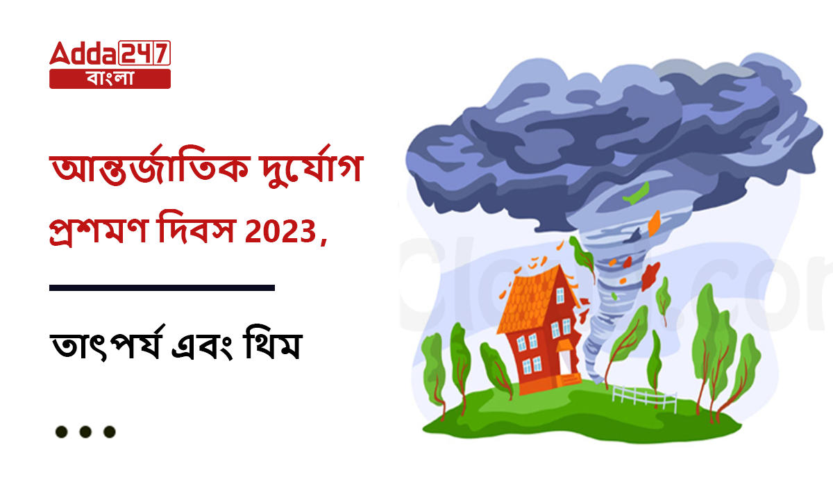 আন্তর্জাতিক দুর্যোগ প্রশমণ দিবস 2023, তাৎপর্য এবং থিম