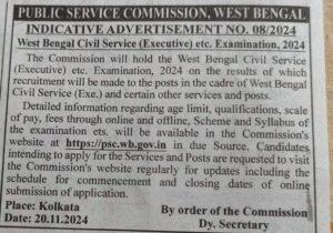 WBCS Recruitment 2024 indicative Notification Out, Check Prelims And Mains Exam Date_3.1