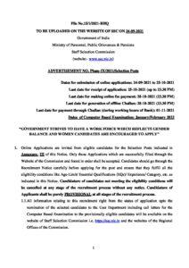 SSC Selection Post Phase- IX Official Notification – Tamil govt jobs_2.1