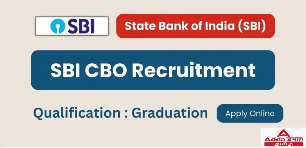 sbi cbo recruitment