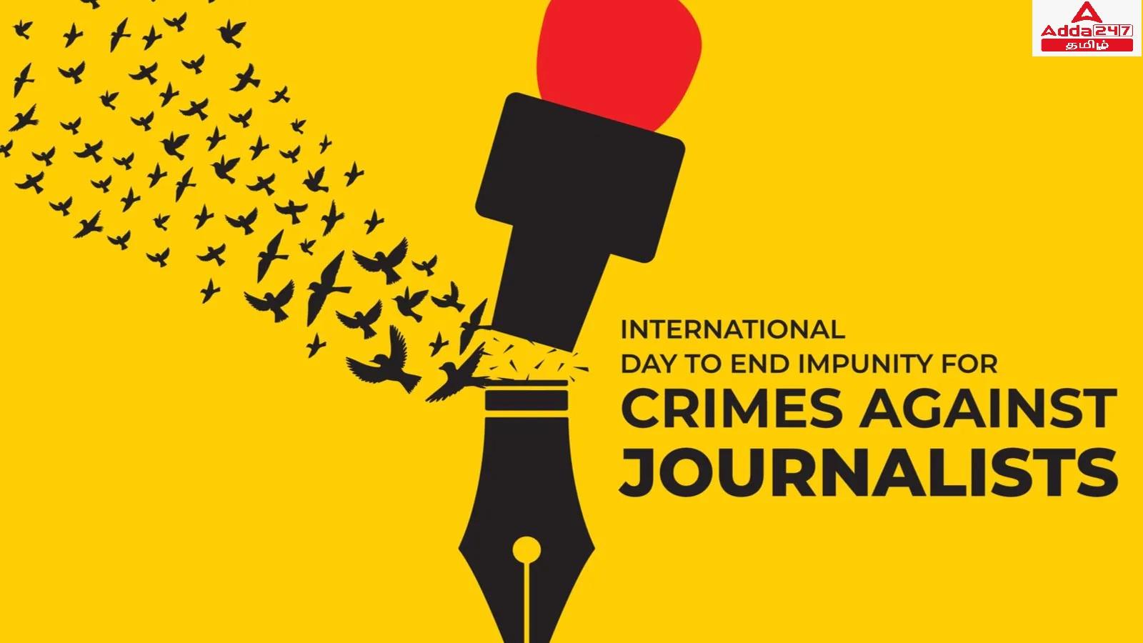 International Day to End Impunity for Crimes against Journalists