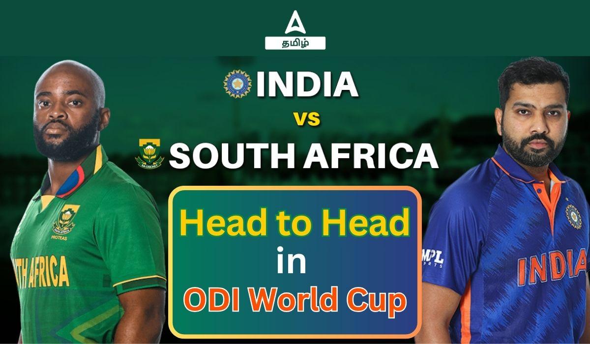 India vs South Africa Head to Head in ODI World Cup