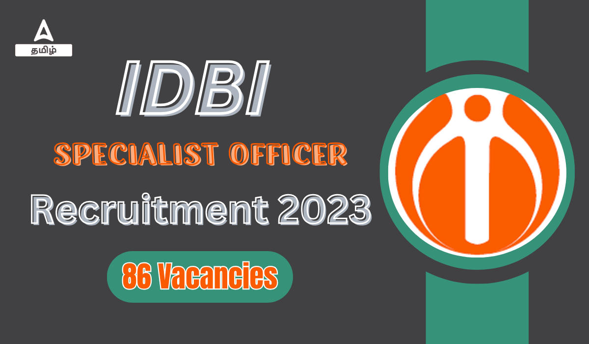IDBI SO Recruitment 2023