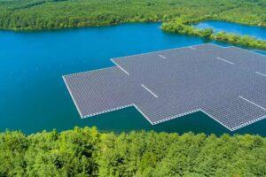 Floating solar project