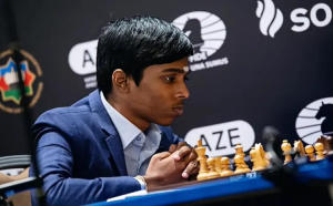 Praggnanandhaa Finishes Third, Grischuk Takes Open Blitz Title