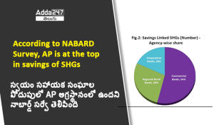 స్వయం సహాయక సంఘాల పొదుపులో AP అగ్రస్థానంలో ఉందని నాబార్డ్ సర్వే తెలిపింది