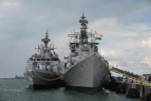 INDIAN NAVAL SHIPS, SUBMARINE & LRMP AIRCRAFT REACH SINGAPORE TO PARTICIPATE IN SIMBEX 23 