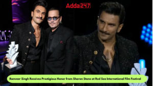 Ranveer Singh Receives Prestigious Honor from Sharon Stone at Red Sea International Film Festival 