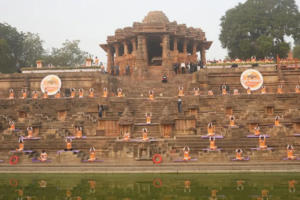 Gujarat Sets Guinness Record In Mass Surya Namaskar