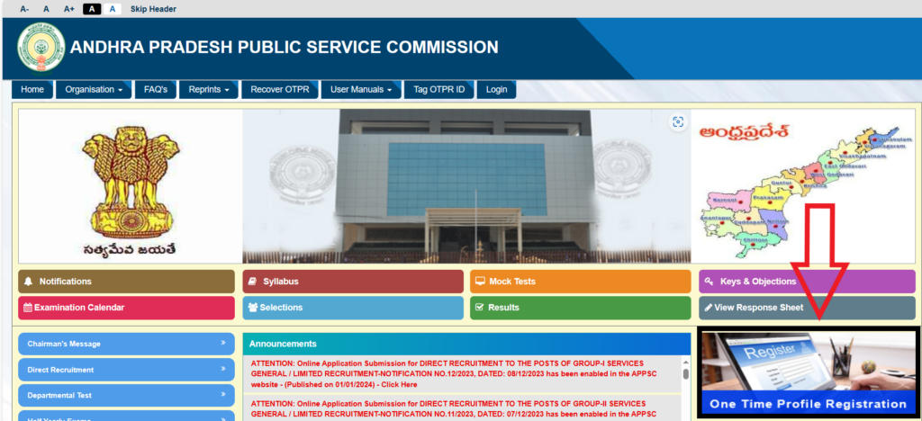 APPSC OTPR Complete Registration Process & Steps to Retrieve Password_4.1