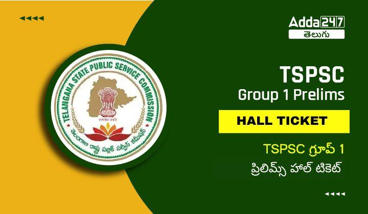 TSPSC Group 1 Hall Ticket 2024