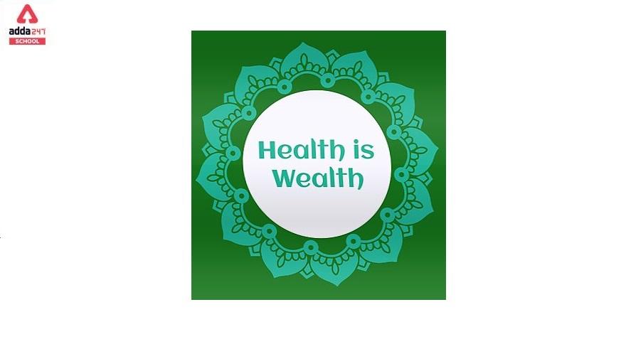 health and wealth speech