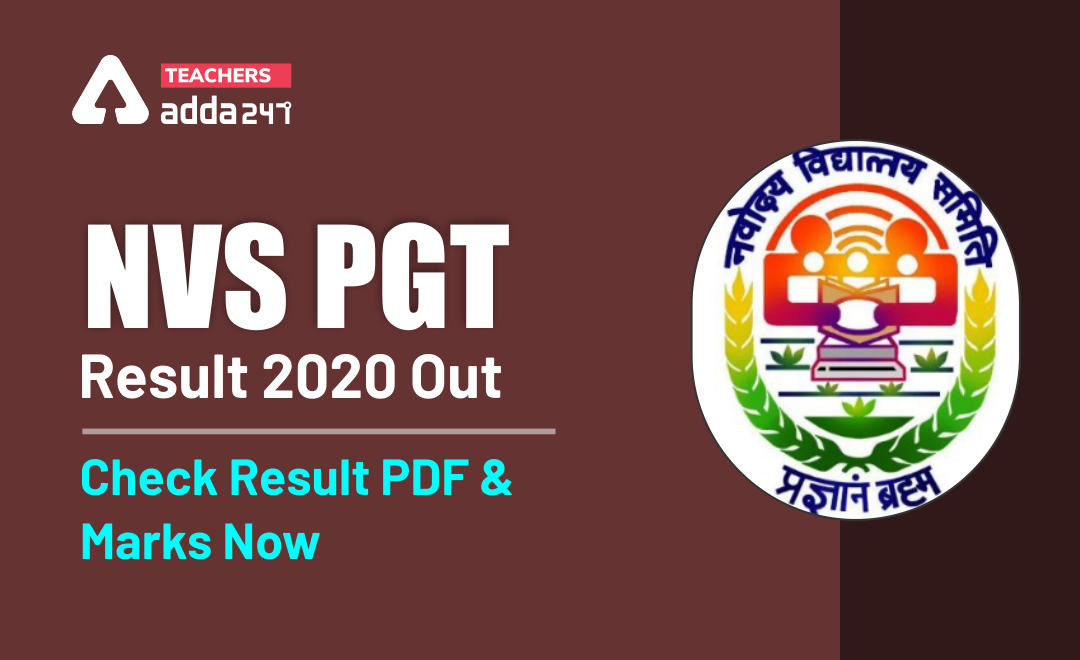 NVS PGT Result 2020