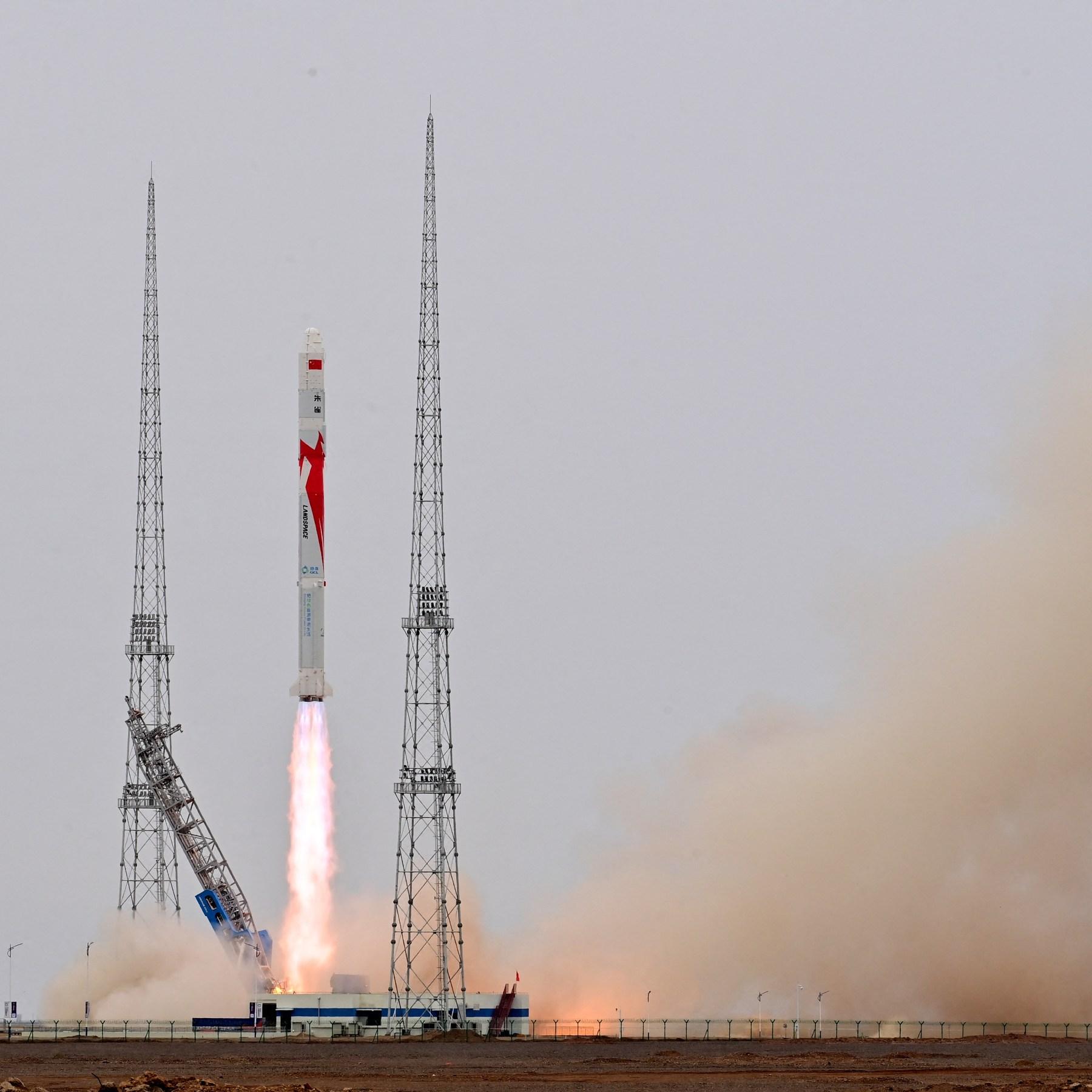 Chinese methane-powered rocket launches satellites into orbit