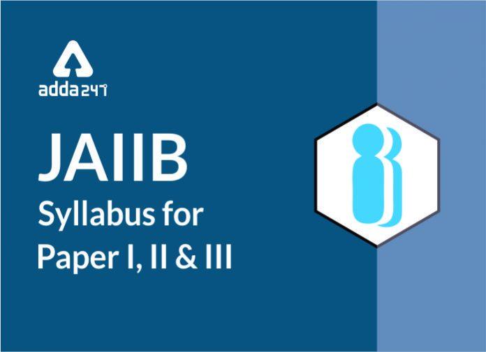 JAIIB Syllabus for Paper I, II & III